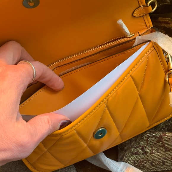 SOLD⛔️Authentic COACH 1941 Nappa leather quilted magnetic flap crossbody - Picture 7 of 15